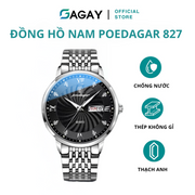 Đồng hồ nam chính hãng Poedagar 827 dây thép không gỉ phong cách thời trang nam