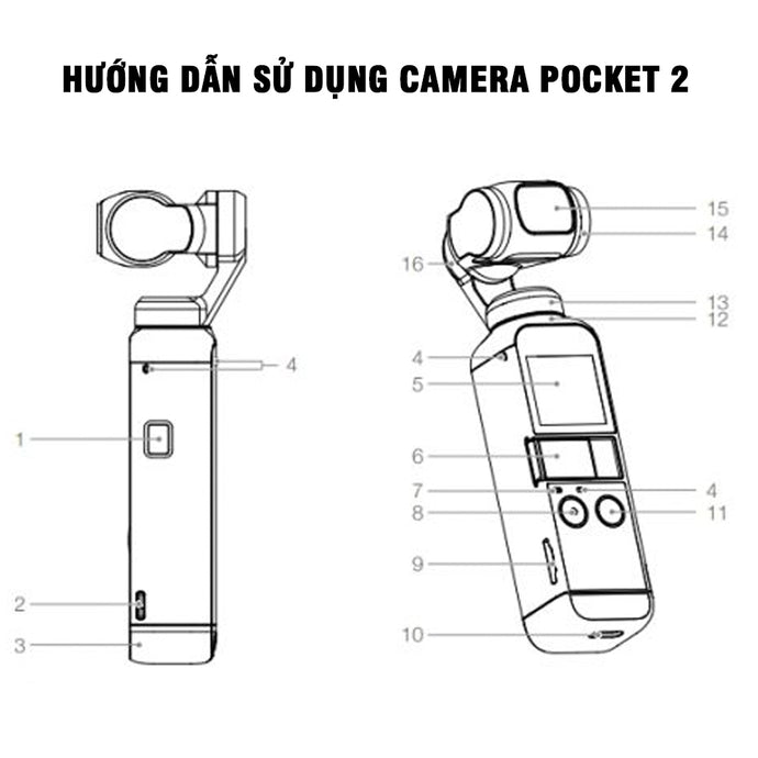 Hướng dẫn sử dụng camera pocket 2