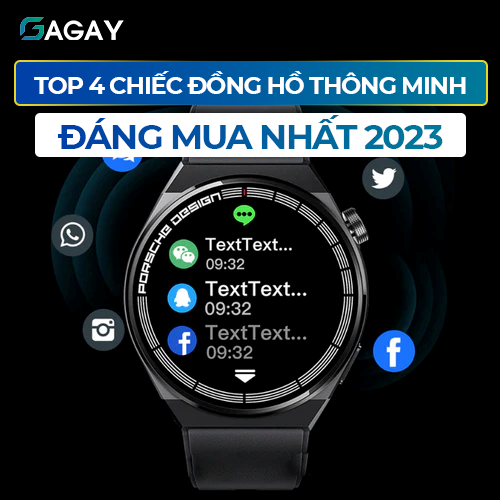 Top 4 chiếc đồng hồ thông minh đáng mua nhất 2023