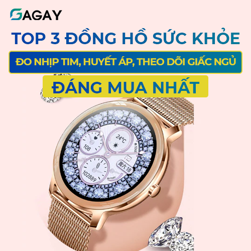 Top 3 đồng hồ sức khỏe đo nhịp tim, huyết áp, theo dõi giấc ngủ đáng dùng nhất