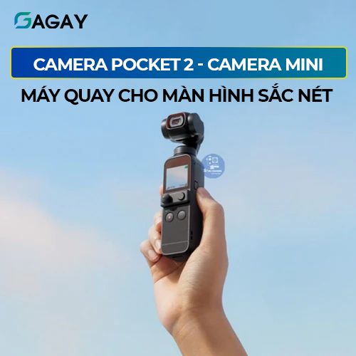 Camera Pocket 2- camera mini, máy quay cho hình ảnh sắc nét