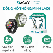 ĐỒNG HỒ THÔNG MINH LM01 - TRỢ LÝ ĐẮC LỰC TRÊN CỔ TAY CỦA BẠN