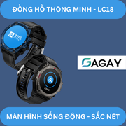 LC18 Đồng hồ thông minh mới - Tai nghe bluetooth 2 trong 1 - Cuộc gọi Bluetooth - Đo nhịp tim - Theo dõi oxy trong máu - Thanh toán ngoại tuyến