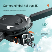 Flycam V166 Fycam Giá Rẻ Động Cơ Không Chổi Than Camera Kép Cảm Biến Va Chạm