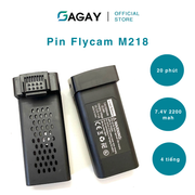 Flycam M218 Máy Bay Điều Khiển Từ Xa Camera Sắc Nét Gimbal Chống Rung 3 Trục Có GPS