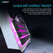 Bàn phím máy tính GX80, bàn phím giả cơ, bàn phím Gaming LED 7 màu Có Dây, Chơi Game siêu nét