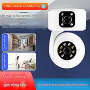 Camera LEAN-208 Wifi Camera Giám Sát Trong Nhà Xoay 4 Chiều 2 Camera Dễ Dàng Cài Đặt