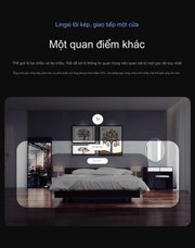 Camera LEAN-208 Wifi Camera Giám Sát Trong Nhà Xoay 4 Chiều 2 Camera Dễ Dàng Cài Đặt