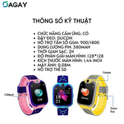 Đồng hồ thông minh trẻ em G-S10 nghe gọi, nghe nhạc, chơi game, đồng hồ định vị trẻ em, trò chơi giáo dục sớm