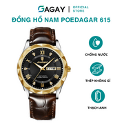 Đồng hồ nam chính hãng Poedagar 615 dây da cao cấp phong cách thời trang