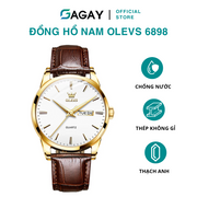 Đồng Hồ Nam OLEVS 6898 Dạ Quang Nhiều Màu Chống Nước Phong Cách Doanh Nhân GD852