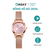 Đồng hồ nữ Zexil chính hãng chống thấm nước chống trầy có dây đeo hợp kim