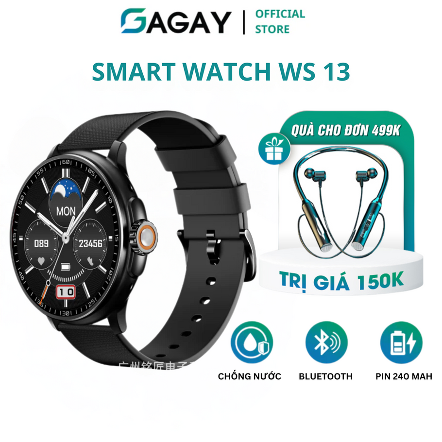 Đồng hồ thông minh G-WS 13, nghe gọi bluetooth