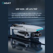 Flycam F1, máy bay điều khiển từ xa có gắn định vị GPS, hình ảnh 4k HD