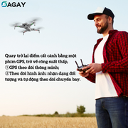 Flycam máy bay điều khiển từ xa EL900 - định vị GPS, chát lượng hình ảnh 4K