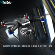 Flycam máy bay không người lái F11 pro định vị GPS, camera kép 6K