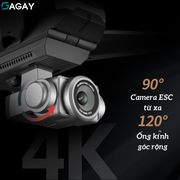 Flycam máy bay không người lái F11 pro định vị GPS, camera kép 6K