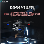 Flycam máy bay không người lái F11 pro định vị GPS, camera kép 6K