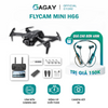 Flycam mini H66 Pro máy bay không người lái, Camera kép 4K, Dung lượng pin lớn