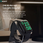 Đồng hồ thể thao thông minh W59, đồng hồ có kết nối bluetooth màn hình lớn