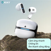 Tai nghe bluetooth TG11, tai nghe không dây tuổi thọ pin dài, chống ồn