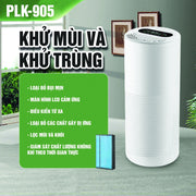 Máy lọc không khí PLK-905, lọc sạch khói bụi, khử trùng, diệt khuẩn, điều khiển cảm ứng