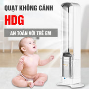 Quạt Không Cánh HDG, Quạt điều hòa Không Khí Sạch Sẽ Điều Khiển Từ Xa Độ Bền Cao An Toàn