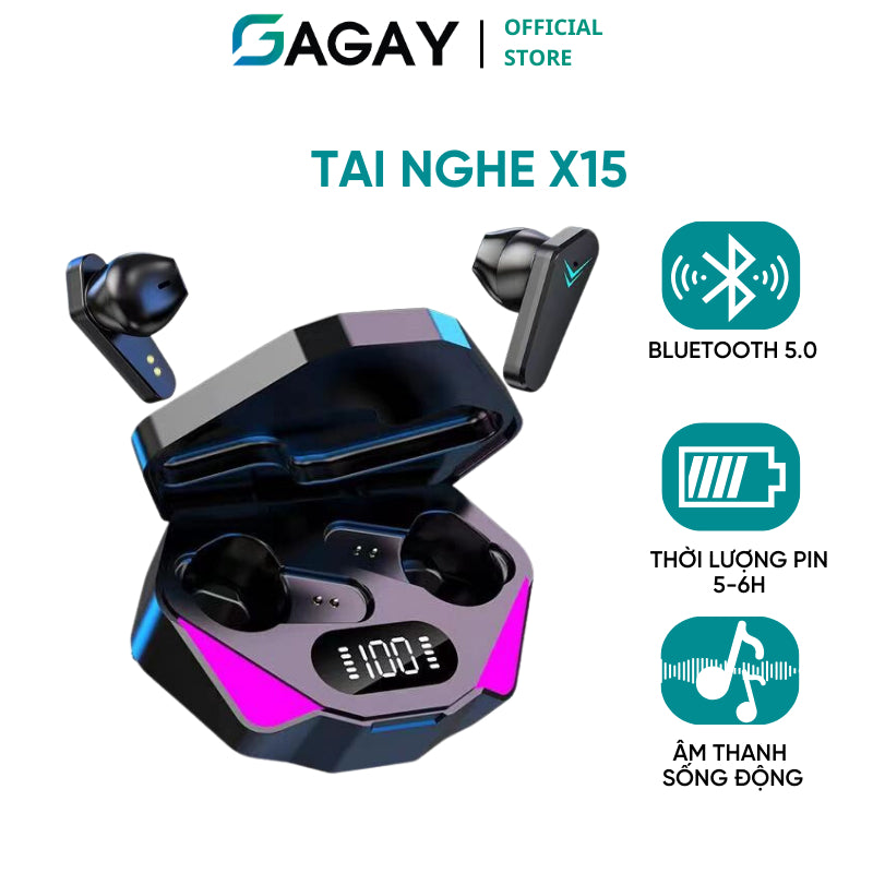 Tai nghe bluetooth 5.0 X15